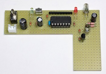 製作した制御基板